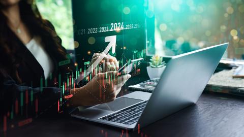 Person in front of a computer